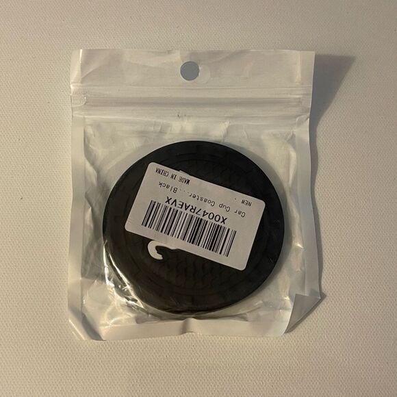 Bronco Car Cup Coasters in Black Set of 2 NWT - Picture 4 of 4